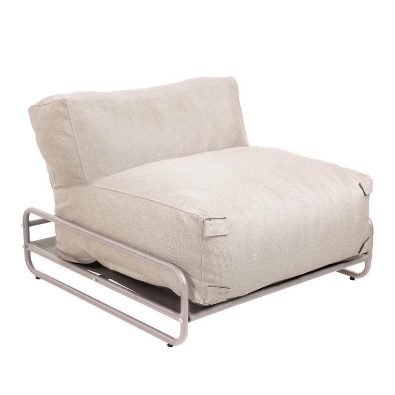 Sillón para sofá modular de exterior con estructura