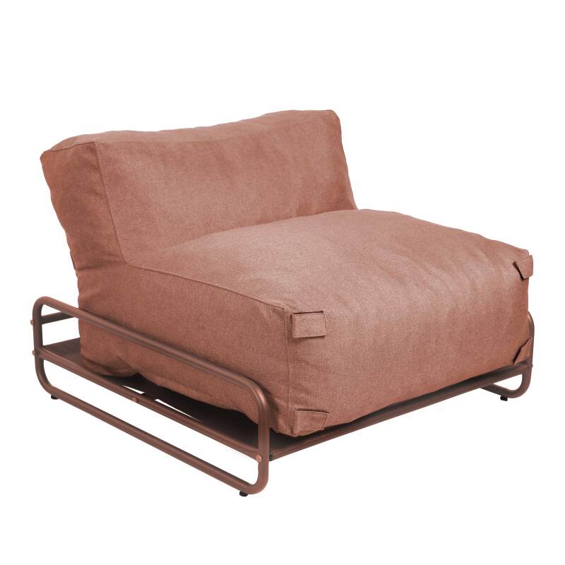 Sillón para sofá modular de exterior con estructura