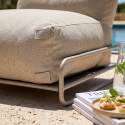 Sillón para sofá modular de exterior con estructura