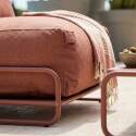 Sillón para sofá modular de exterior con estructura