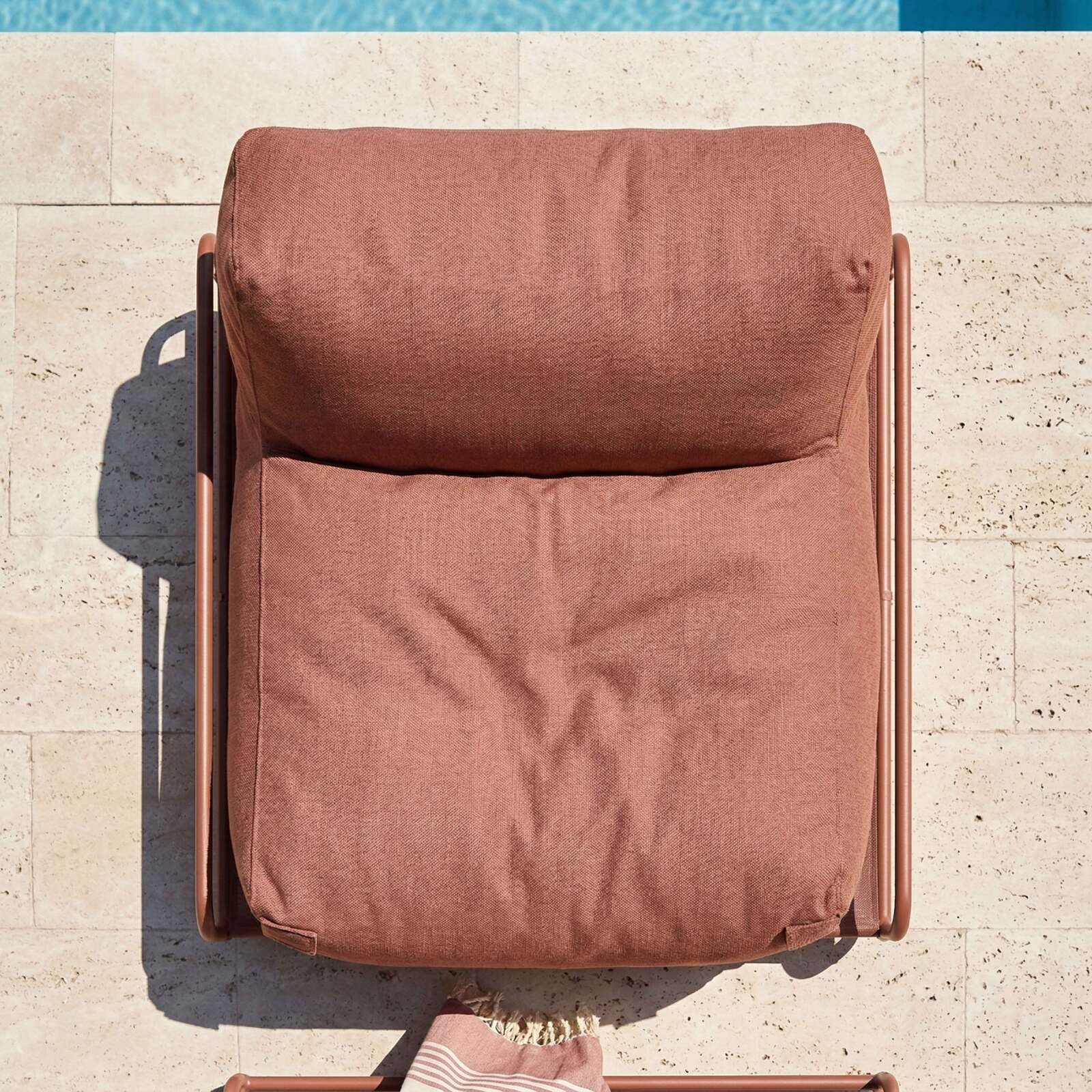 Sillón para sofá modular de exterior con estructura