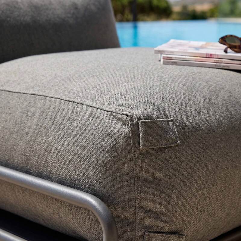 Sillón para sofá modular de exterior con estructura (4/7)