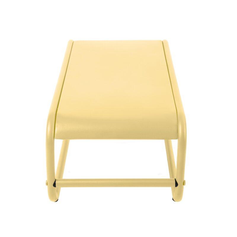 Mesa de centro de jardín rectangular de metal 85x40x30 cm (5/7)