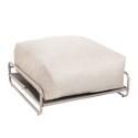 Puf para sofá modular de exterior con estructura