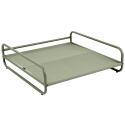 Puf para sofá modular de exterior con estructura
