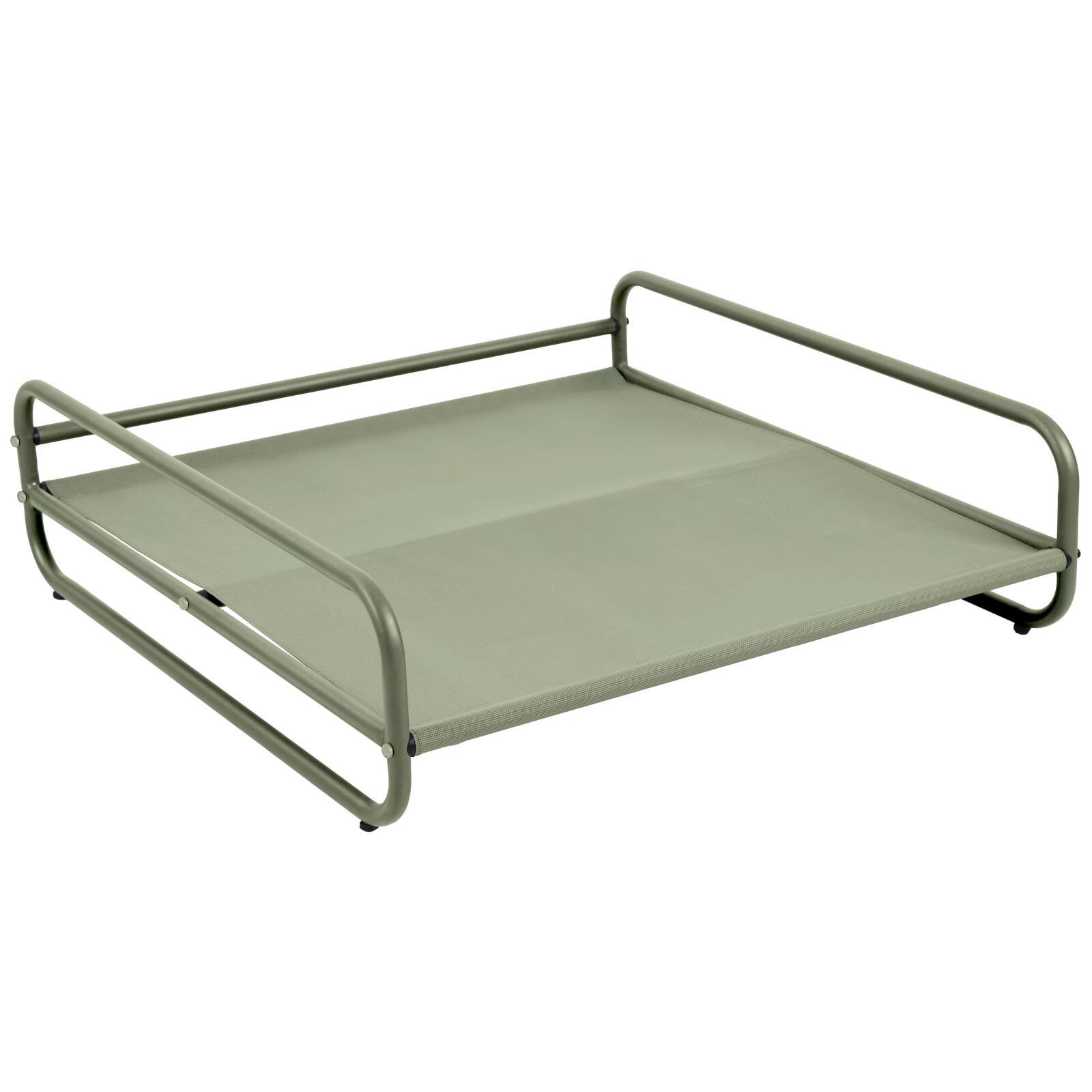 Puf para sofá modular de exterior con estructura