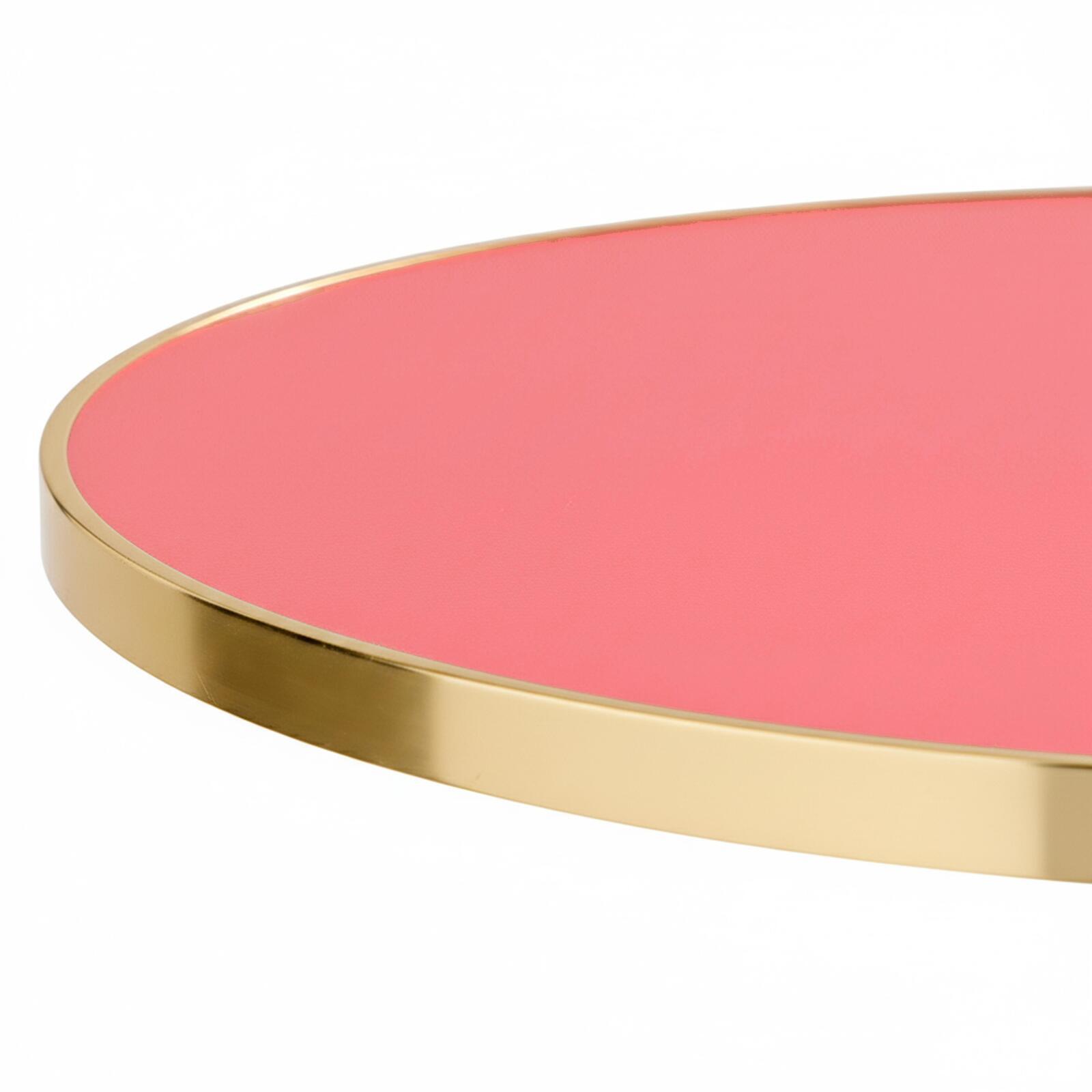 Tablero de madera contrachapada con revestimiento laminado y cantos de aluminio ⌀60 cm