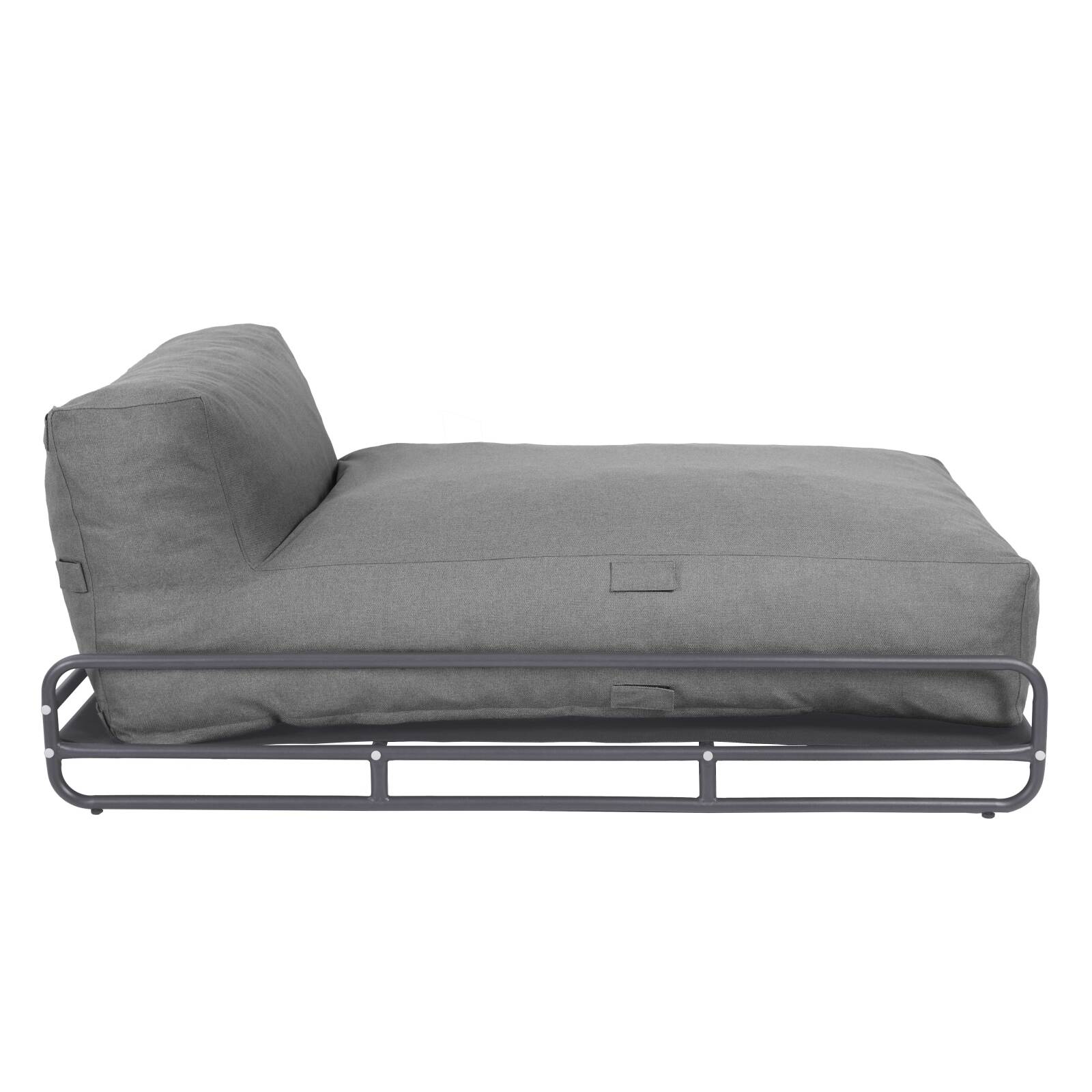 Chaise longue para sofá modular de exterior con estructura