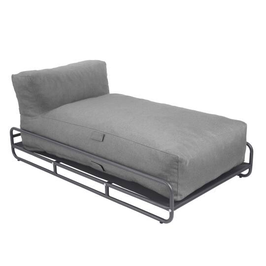 Chaise longue para sofá modular de exterior con estructura | Oviala