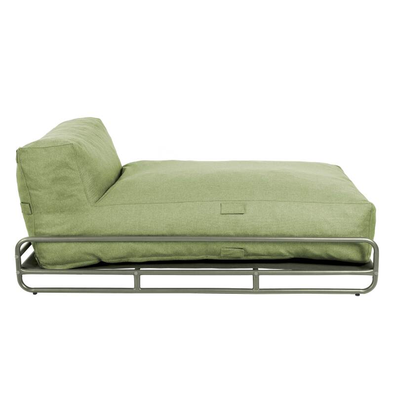 Chaise longue para sofá modular de exterior con estructura (4/6)