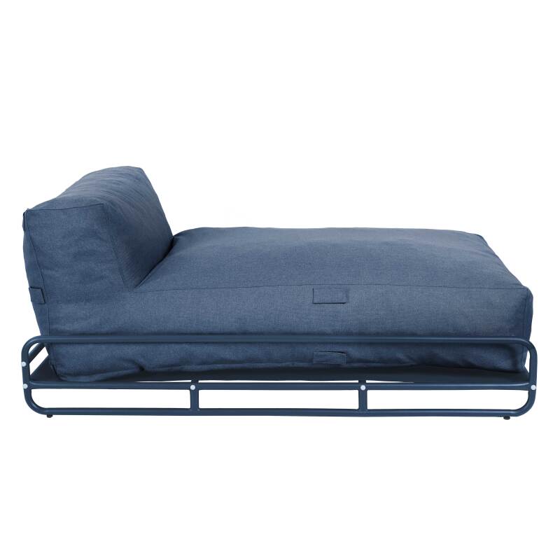Chaise longue para sofá modular de exterior con estructura (4/6)