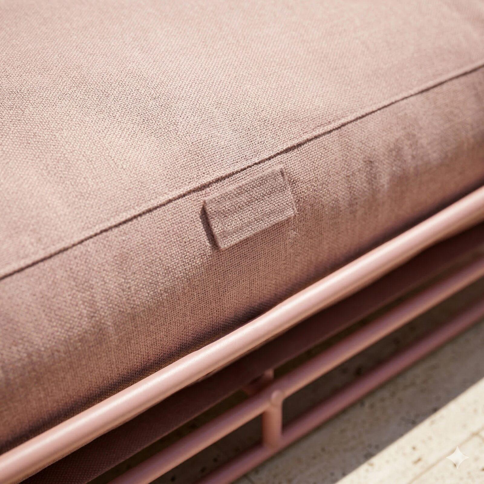 Chaise longue para sofá modular de exterior con estructura