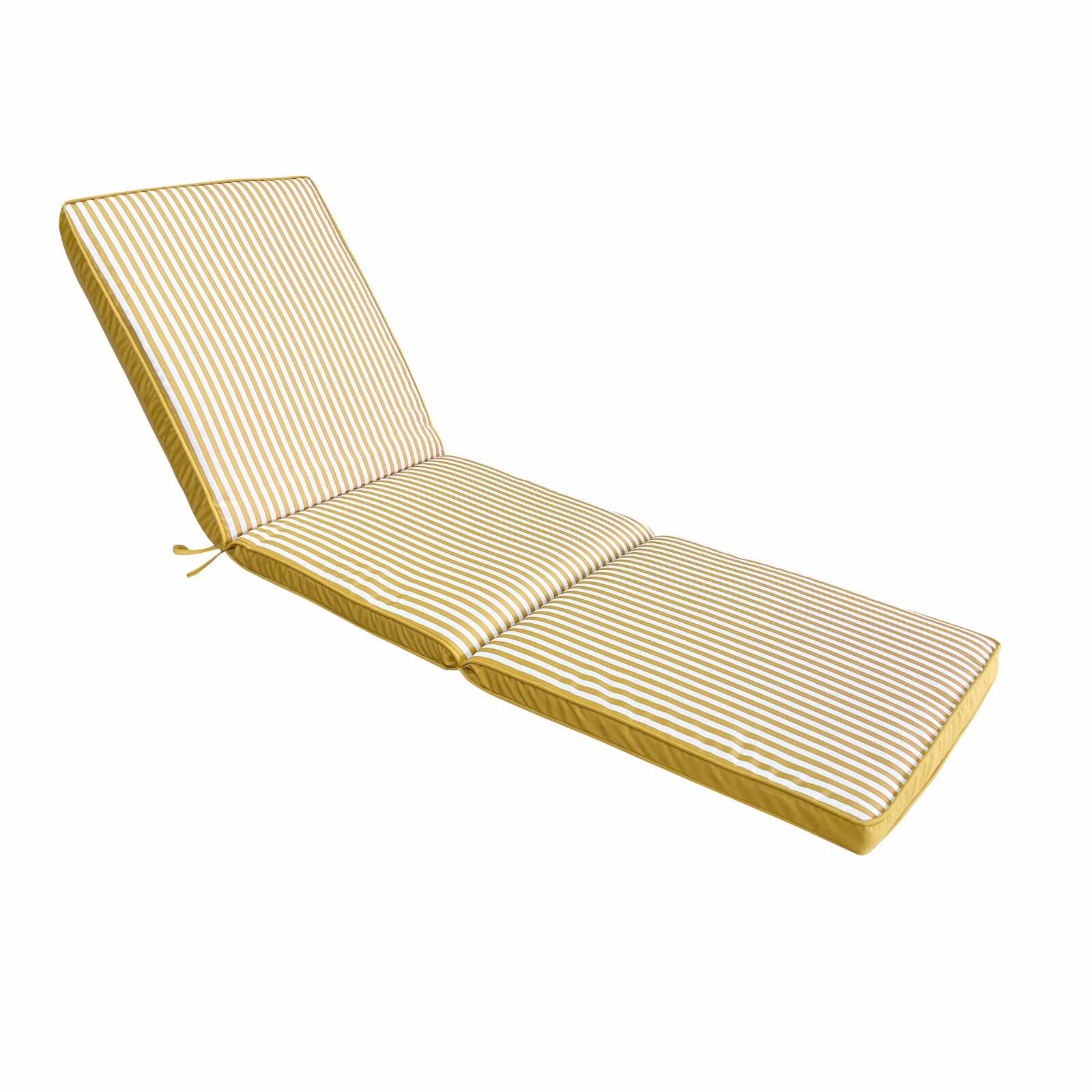 Cojín de exterior para tumbona 186 x 53 cm - Lote de 2