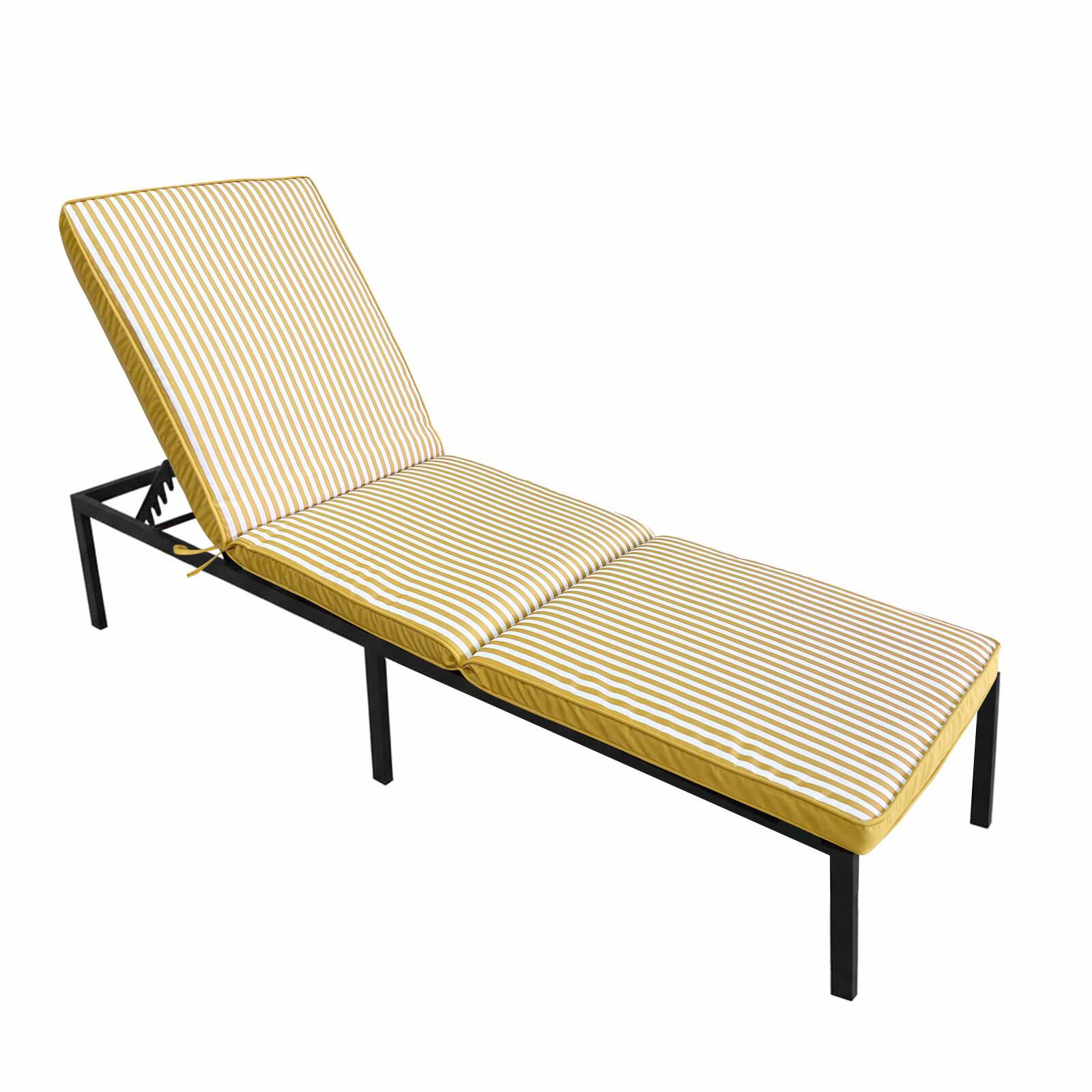 Cojín de exterior para tumbona 186 x 53 cm - Lote de 2