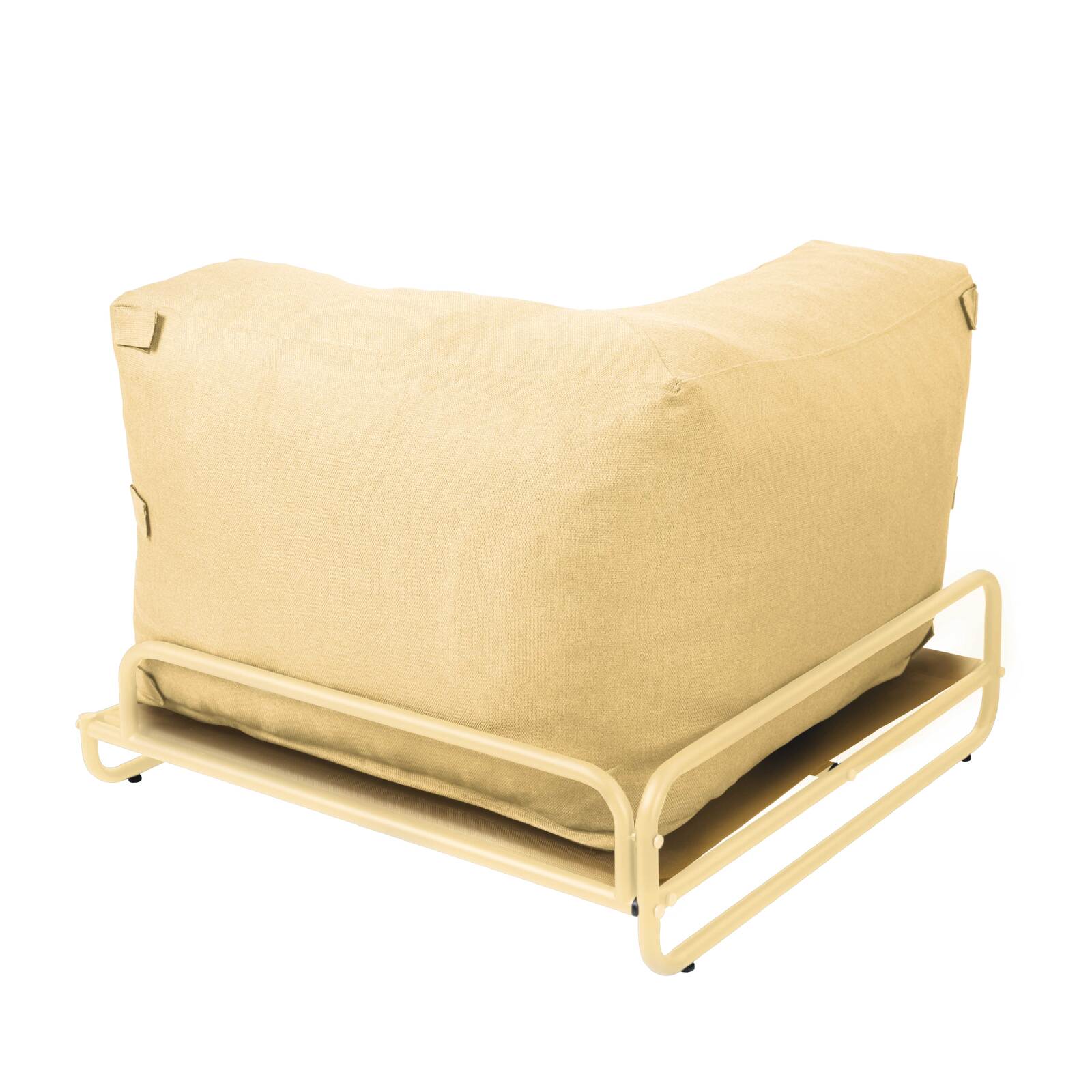 Sillón esquinero para sofá modular de exterior con estructura