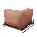 Sillón esquinero para sofá modular de exterior con estructura