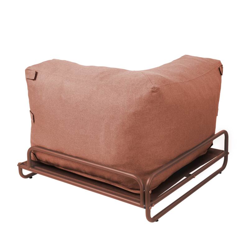 Sillón esquinero para sofá modular de exterior con estructura (4/6)
