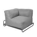 Sillón esquinero para sofá modular de exterior con estructura