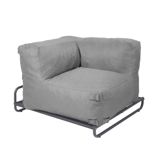 Sillón esquinero para sofá modular de exterior con estructura | Oviala