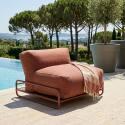 Sillón para sofá modular de exterior con estructura