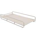 Sofá modular de exterior para 2 personas con estructura, 2 chaise longue y mesa de centro