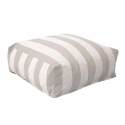 Puf a rayas para sofá modular de exterior