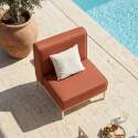 Sillón para sofá modular de exterior