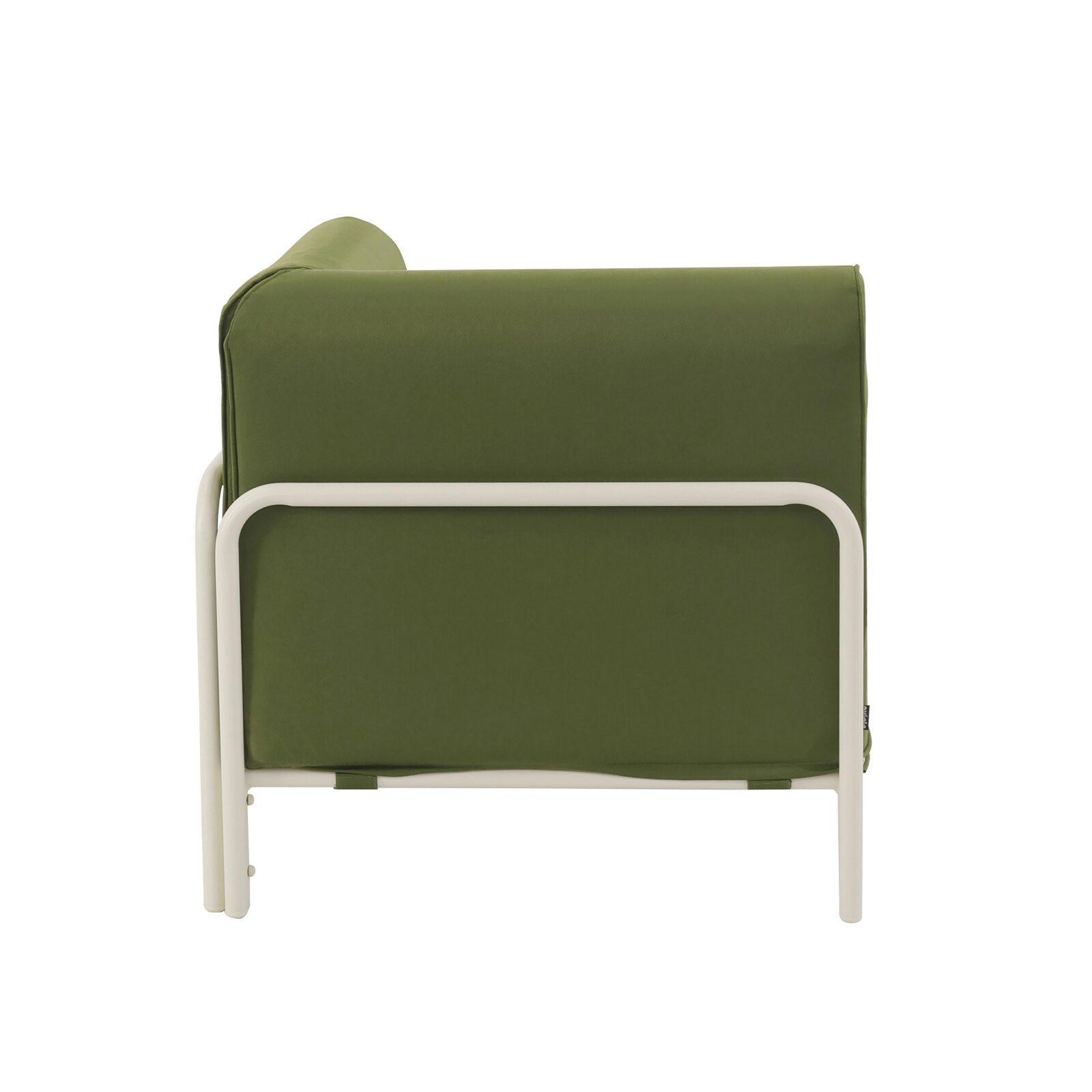 Sillón esquinero para sofá modular de exterior