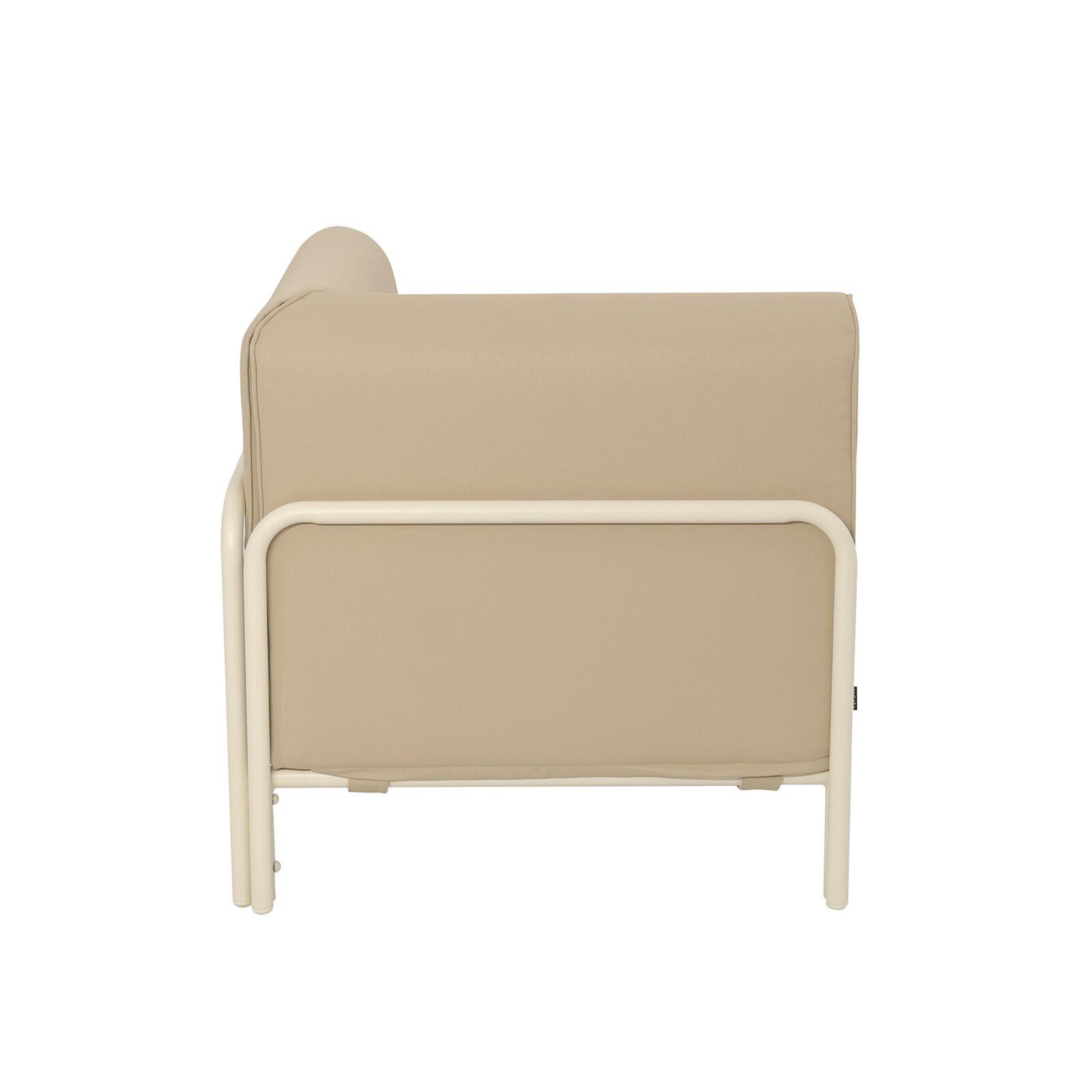 Sillón esquinero para sofá modular de exterior