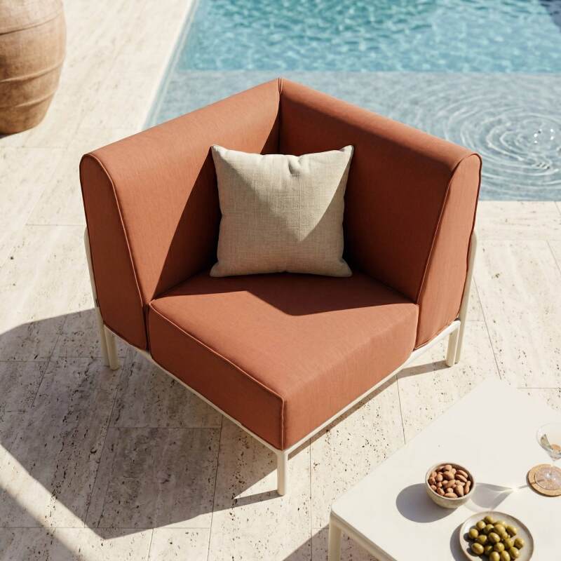 Sillón esquinero para sofá modular de exterior (2/7)