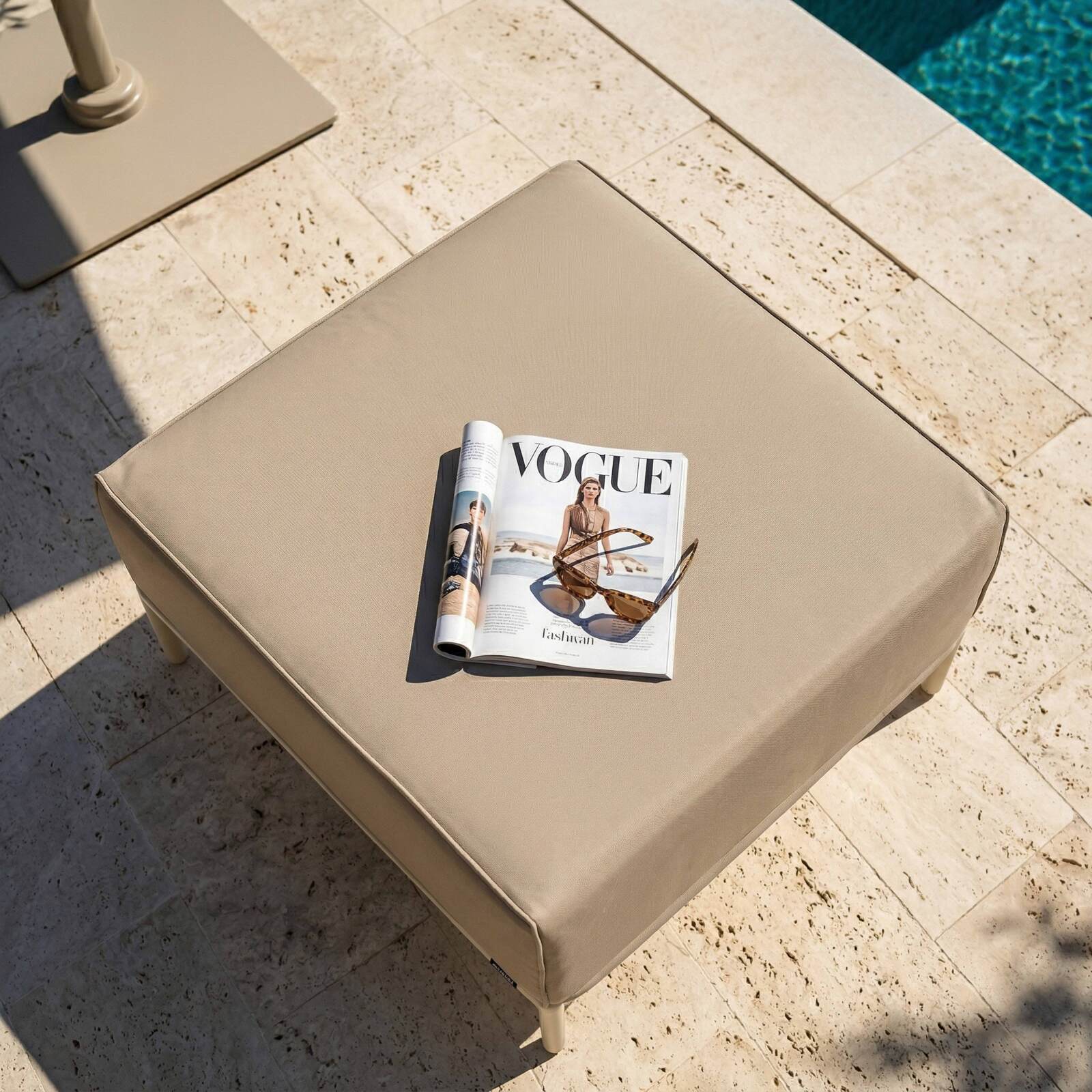 Puf para sofá modular de exterior