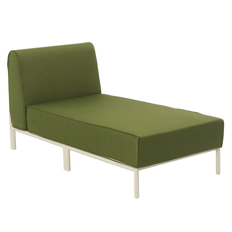 Chaise longue para sofá modular de exterior