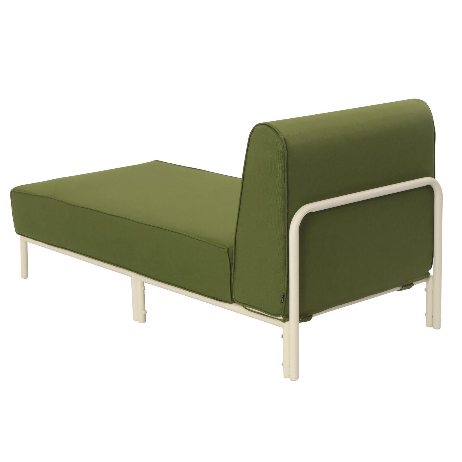 Chaise longue para sofá modular de exterior