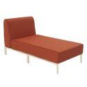 Chaise longue para sofá modular de exterior