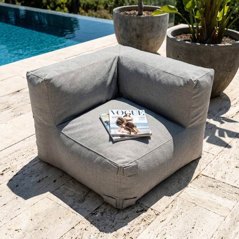 Sillón esquinero para sofá modular de exterior (3/6)