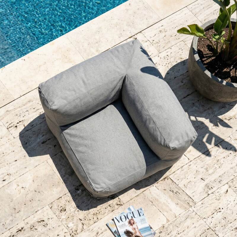 Sillón esquinero para sofá modular de exterior (2/6)