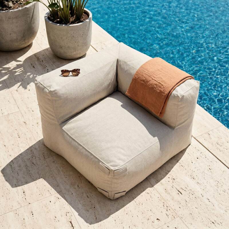 Sillón esquinero para sofá modular de exterior (2/6)