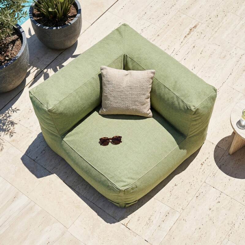 Sillón esquinero para sofá modular de exterior (2/6)
