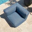Sillón esquinero para sofá modular de exterior
