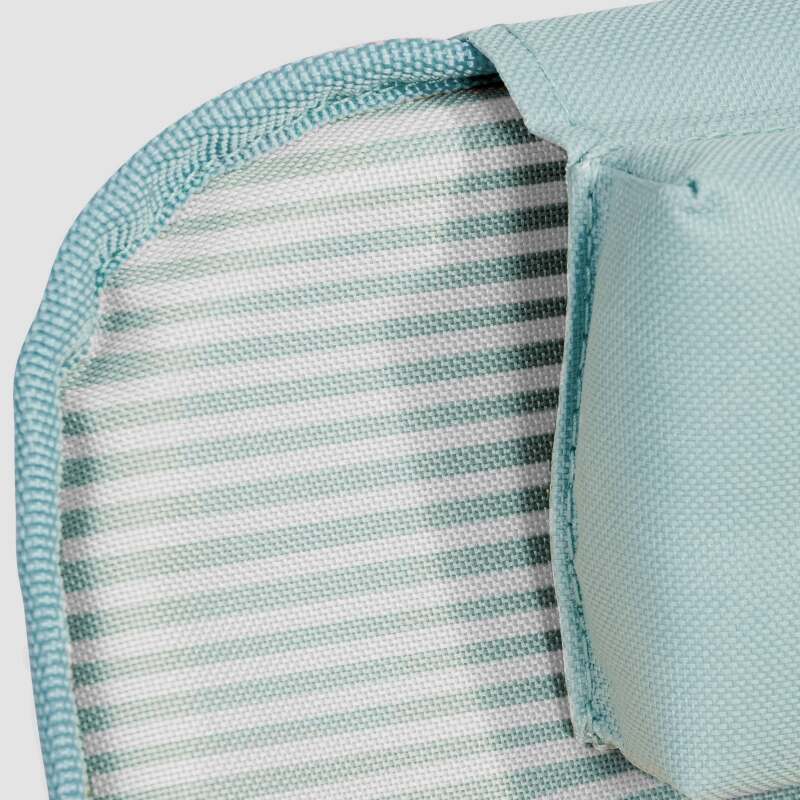 Lote de 2 tumbonas de playa plegables a rayas reclinables 5 posiciones (4/7)