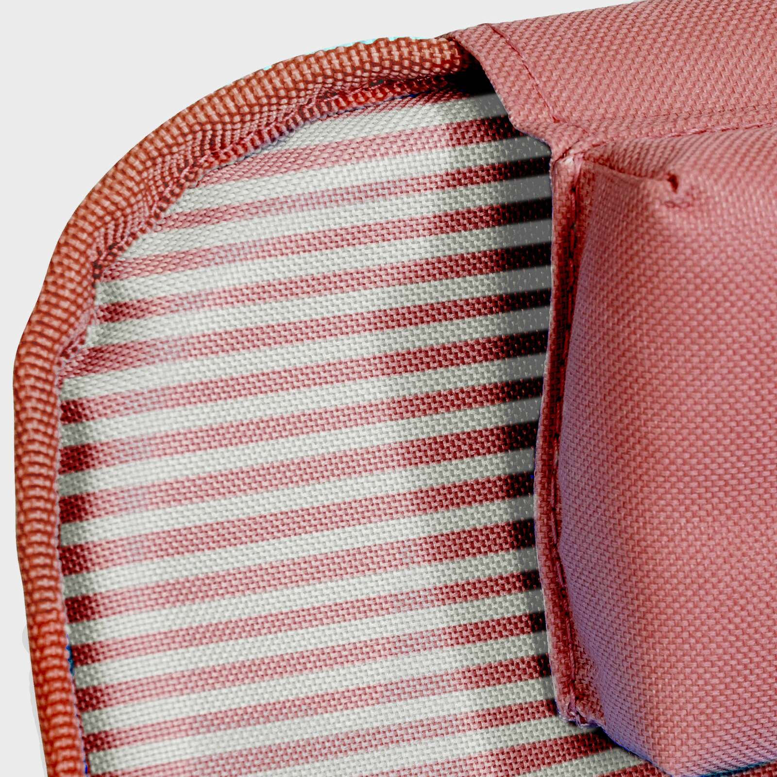 Lote de 2 tumbonas de playa plegables a rayas reclinables 5 posiciones