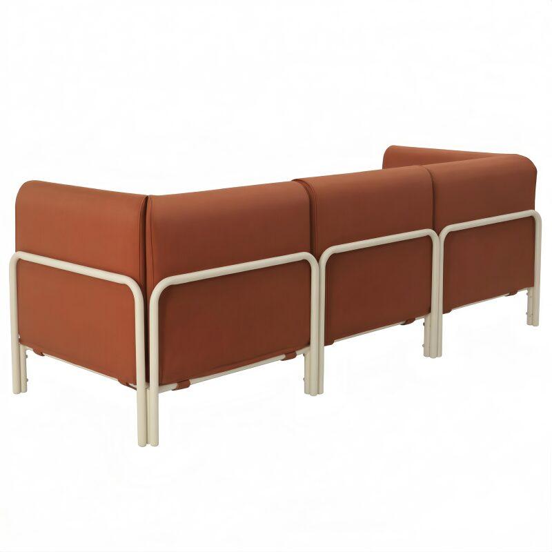 Sofá modular de exterior para 3 personas con 1 sillón y 2 sillones esquineros (6/7)