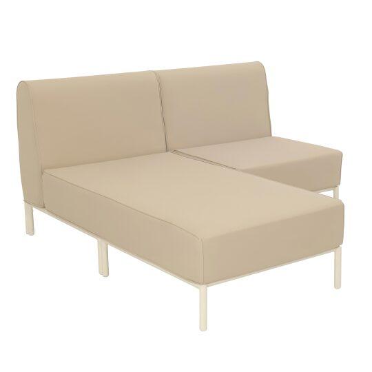 Sofá modular de exterior para 2 personas con 1 sillón y 1 chaise longue | Oviala
