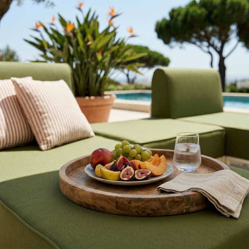 Sofá modular de exterior para 3 personas con 2 chaise longues y 1 puf (4/7)