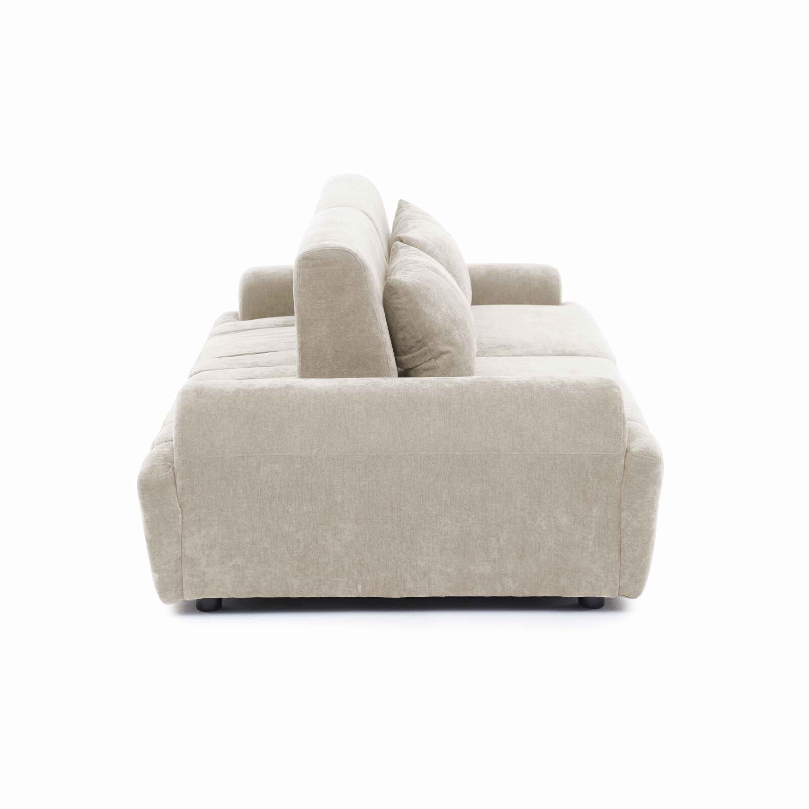 Sofá modular de 2 plazas de tela con cojines