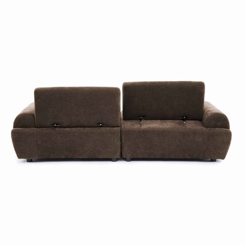 Sofá modular de 2 plazas de tela con cojines (8/9)