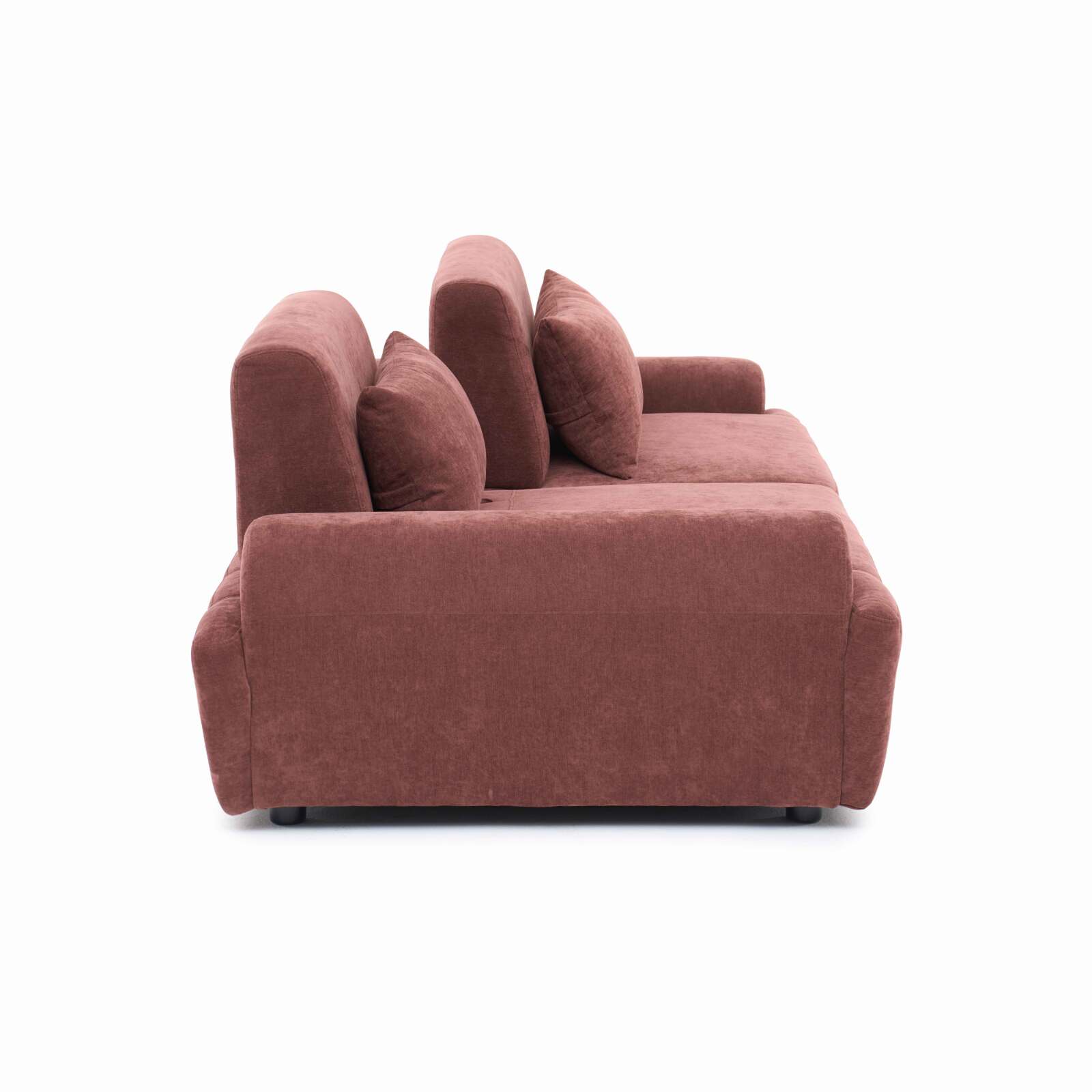 Sofá modular de 2 plazas de tela con cojines