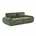 Sofá modular de 2 plazas de tela con cojines