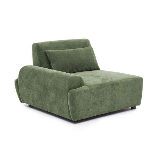 Sillón derecho para sofá modular de tela con cojín