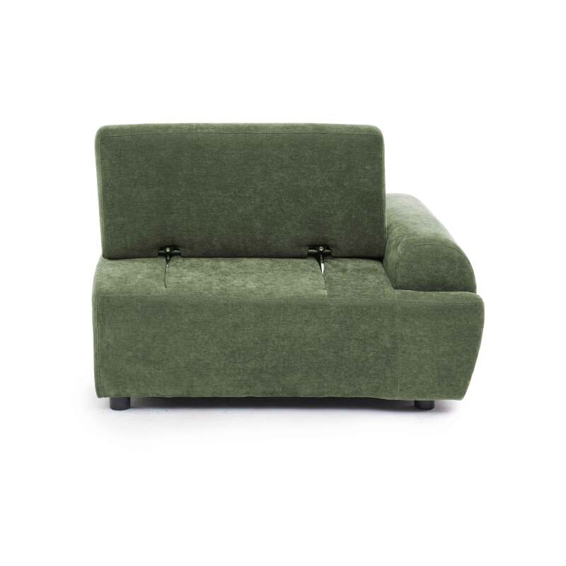 Sillón derecho para sofá modular de tela con cojín (6/8)